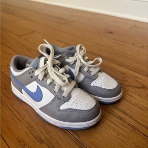 Nike Kids' Gray and Blue Sneakers